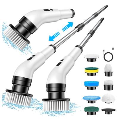 Electric Spin Scrubber Cordless IPX7 Waterproof Cleaning Brush 360 Power Electric Spin Brush Kitchen Type-C