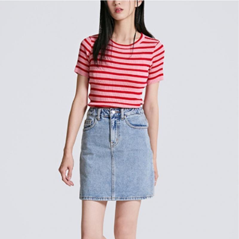 Spao STripet Ribbestrikket Slim KniT  Spkwc26g91 T