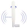 Omnidirektionale 2.4G5G5.8G 8dbi Dualband Wireless WiFi Netzwerkkarte Antenne SMA Stecker (Weiß)
