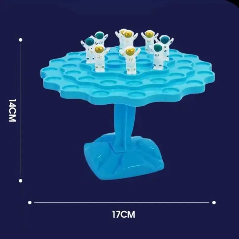 Děti Balanční Vnímání Hračka Astronaut Balanční hry Zábavné vesmírné puzzle Hračky pro děti Sada stohovacích deskových her pro volný čas