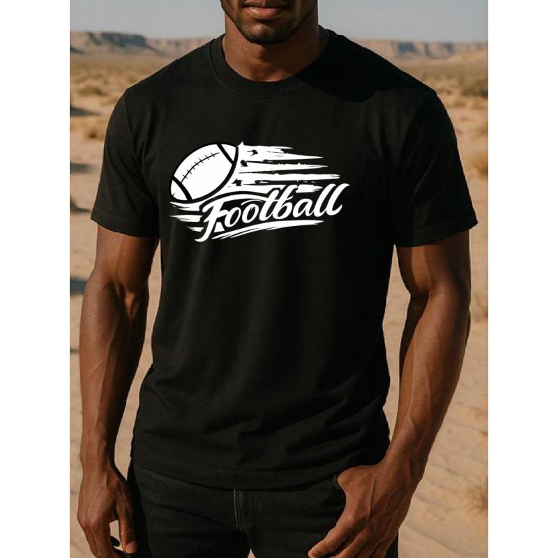 European sizes 60th Rugby Games Men'S Print Short-Sleeved Shirts | Casual, All-Season, Crew Neck, Medium Stretch Fabric