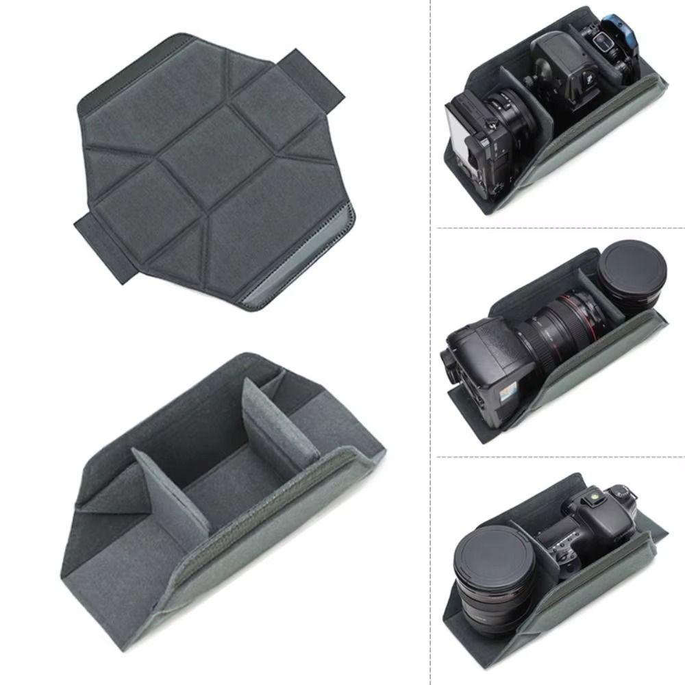 Moisture-proof Camera Lens Inner Bag Foldable DSLR Insert Bag SLR Liner Bag Camera Case