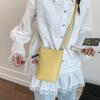 Popular small bag women's summer new simple and versatile messenger bag bucket mobile phone bag