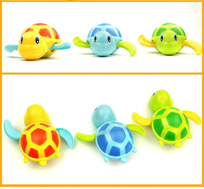 Baby Kids Multi-type Wind Up Tortoise Chain Bathing Shower Clockwork water baby toys oyuncak toys