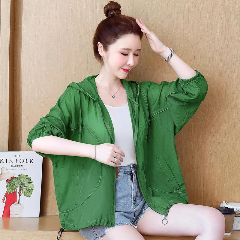 Women's Sun Protection Clothing 2024: Anti-UV, Loose Fit, Long-Sleeve, Breathable, Korean Style.