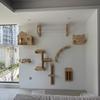 Cat Climbing Wall Type Assortment Cat Tree Wall Mounted Cat Hammock Sisal Four Steps Cat Stairs Climbing Cat Wall Hanging