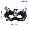 Halloween Half Face Mask Bat Skull Spider Demon Eye Cover Costume Accessory Party Decoration