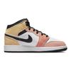 Air Jordan 1 Mid SE GS Flight Club Kids Sneakers Pink Magic-Ember Sundial DX4365-800