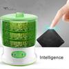 Auto Bean Sprouter 1 Set Sprout Machine Rapid Germination Automatic Soaking Water-Storage Germinating Short Cycle EU Plug Sprouting Bucket Home Supply