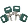 Solarhome 4PCS Ignition Keys 11039228 for Volvo Loader Haul Truck Heavy Equipment Laser Cut