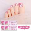 22tips/sheet Toenail Sticker Full Cover Waterproof Non-toxic Sticker Foot Toenail Tablets Nail Sticker DIY Nail Art Tool