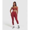 Gymshark Superset 2.0 Leggings Sets Red B4b2y Rb12
