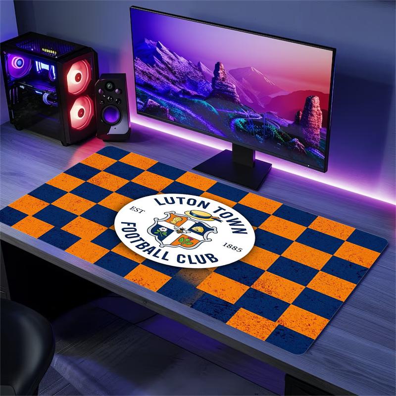 Luton Town FC Color Mouse Pad Large Gaming Table Cushion Non-slip Laptop Tablet Big Mousepad XXL Mat Mini PC Playmat With Lock Edge