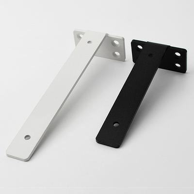 Heavy Duty Cast Iron Shelves Brackets Floating Shelf Brackets 4MM Thicked Invisible L Brackets For Shelves Support