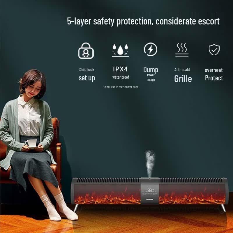 Panasonic Graphene Kickboard Convection Heater CN plug (adapter included)