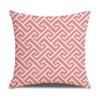 Nordic Geometric Decorative Pillow Sofa Cushion Cover Modern Home Decor Square Pillowcase Peach Skin Pillowcase