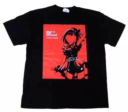 Bandai Namco Haruka Amami Idolmaster Official Silhouette T T-Shirt Red Black L 4XL