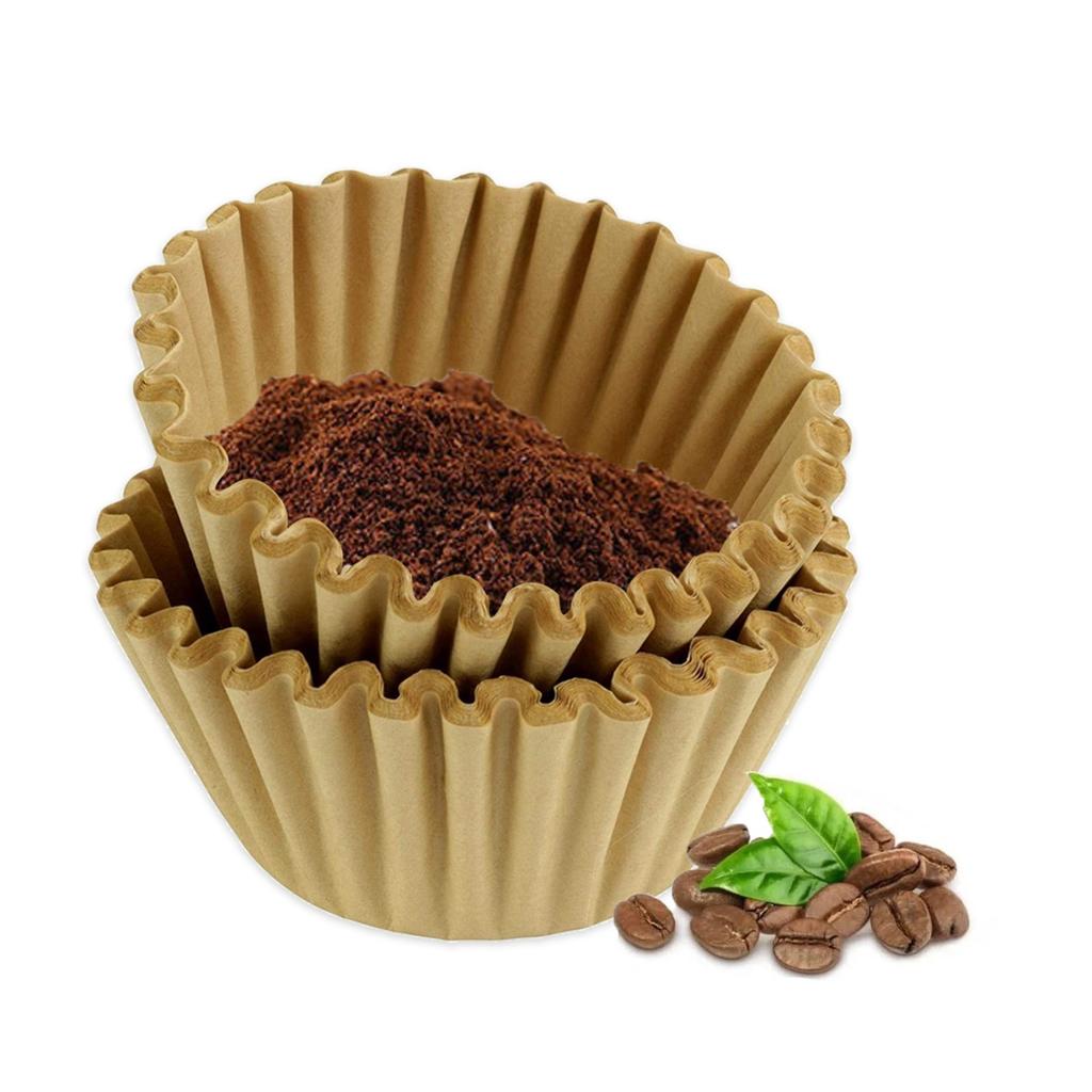 100pcs Coffee Filter Paper, Suitable For Coffee Machine Replacement Round Coffee Filter Paper, Disposable Paper Filter Paper