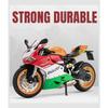 1/12 Ducati 1199 Panigale Alloy Racing Motorcycle Model Diecast Metal Toy Street Sports Motorcycle Model Sound and Light Childrens Gift
