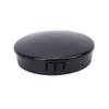 Replacement Boat Steering Wheel Hub Cap, Black Polycarbonate Center Cover for Uncovered, Missing, or Worn Hub Positions