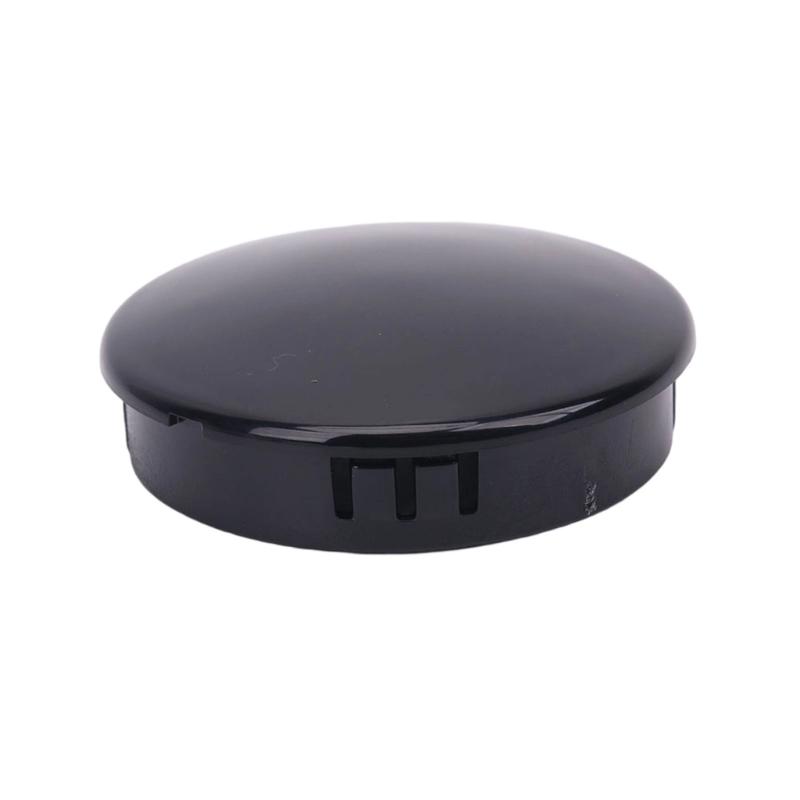 Replacement Boat Steering Wheel Hub Cap, Black Polycarbonate Center Cover for Uncovered, Missing, or Worn Hub Positions