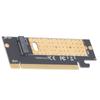 NVMe M.2 SSD Adapter Card Plug and Play M.2 NVMe SSD M Key To PCIe 3.0 X16 Card for 2230 2242 2260