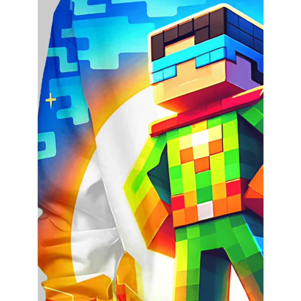 New Anime Hoodie, Cartoon Children's Clothing for Boys and Girls, Long-sleeved Autumn Clothing, Suitable for Children Aged 5-14