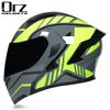 Full Face Motorcycle Helmet With Visor Flip-Up Men Women Adult ABS Safety Winter Riding Gear Gray Black
