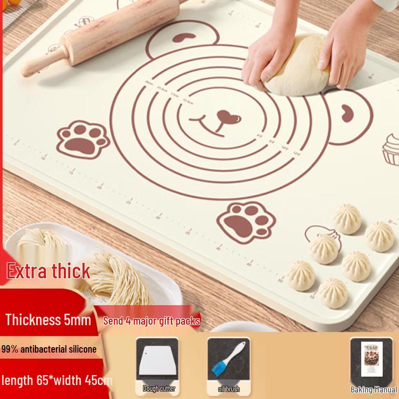 Silicone Kneading & Baking Mat with Accessories