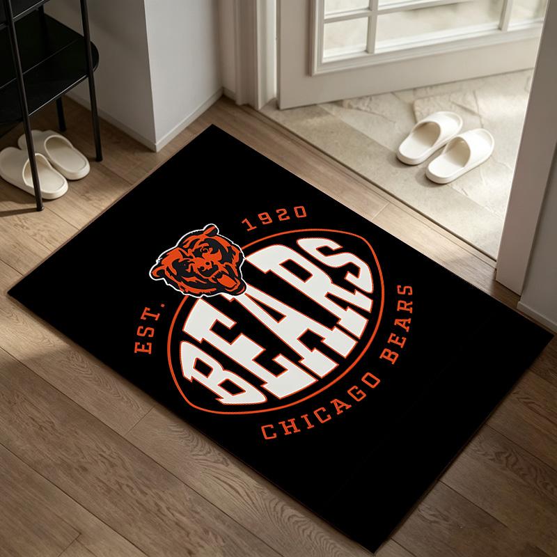 chicago bears  A rug suitable for office chair areas living rooms and computer desks perfect for home offices and an ideal holiday gift