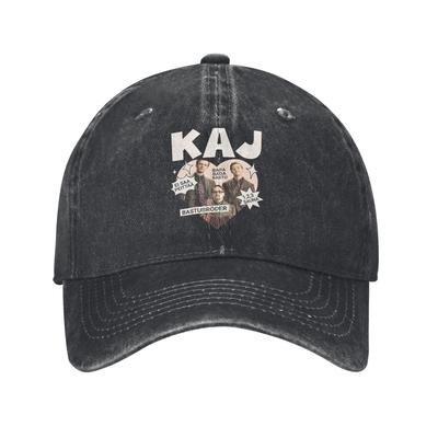 Sverige KAJ Bara Bada Bastu Unisex Baseballkeps 2025 Eurovision Song Contest Sliten Tvättad Keps Hatt Vintage Utomhus Snapback
