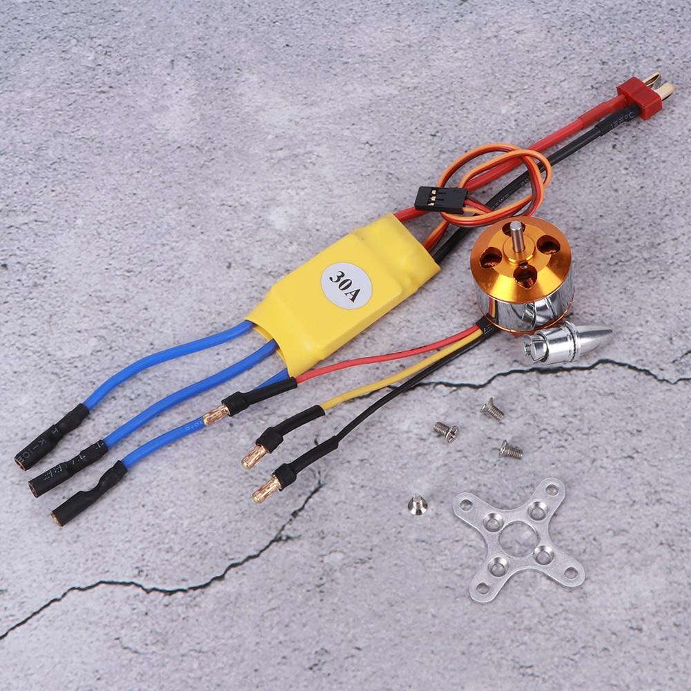 30A ESC Yellow A2212 KV1000 / KV1400 / KV2200 Brushless Motor for Remote Control Drone(A2212 KV2200