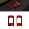 For Land Rover Range Rover 14-17 Red Carbon Fiber Rear Window Lift Switch Cover