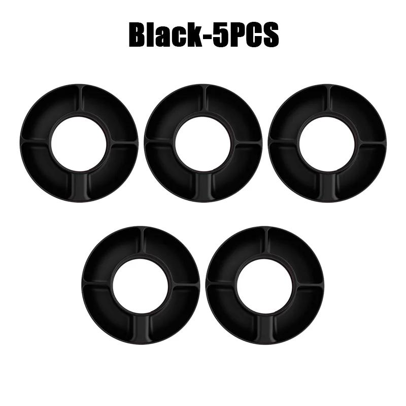 1-10PCS Cup Compartment Fruit Snack Platter Plate Water Cup Snack Tray Silicon Cup Holder  Water Cup Snack Tray Snack Platter