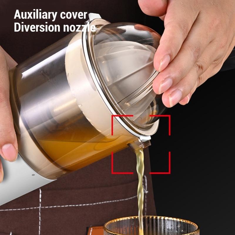 Electric Orange Juicer Cordless Quiet Detachable Citrus Juicer Machine For Home Picnic Camping