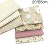 7pcs PreCut Fabric Clothing Crafts Floral DIY Fabric Bundle Patchwork Sewing Sewing Supplies Cotton