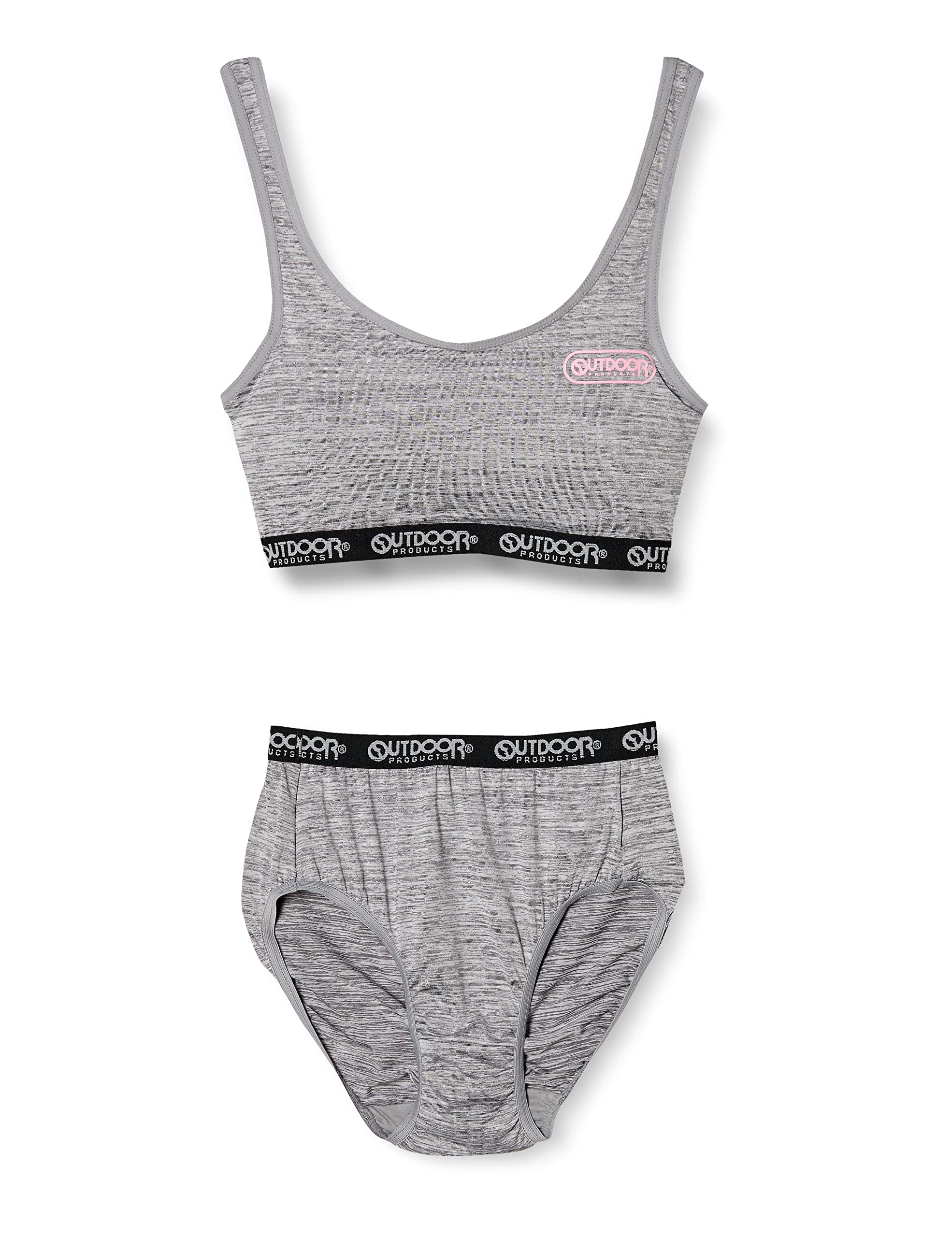 

Outdoor Products Комплект для девочек: два полутопа и шорты, серый, размер 150