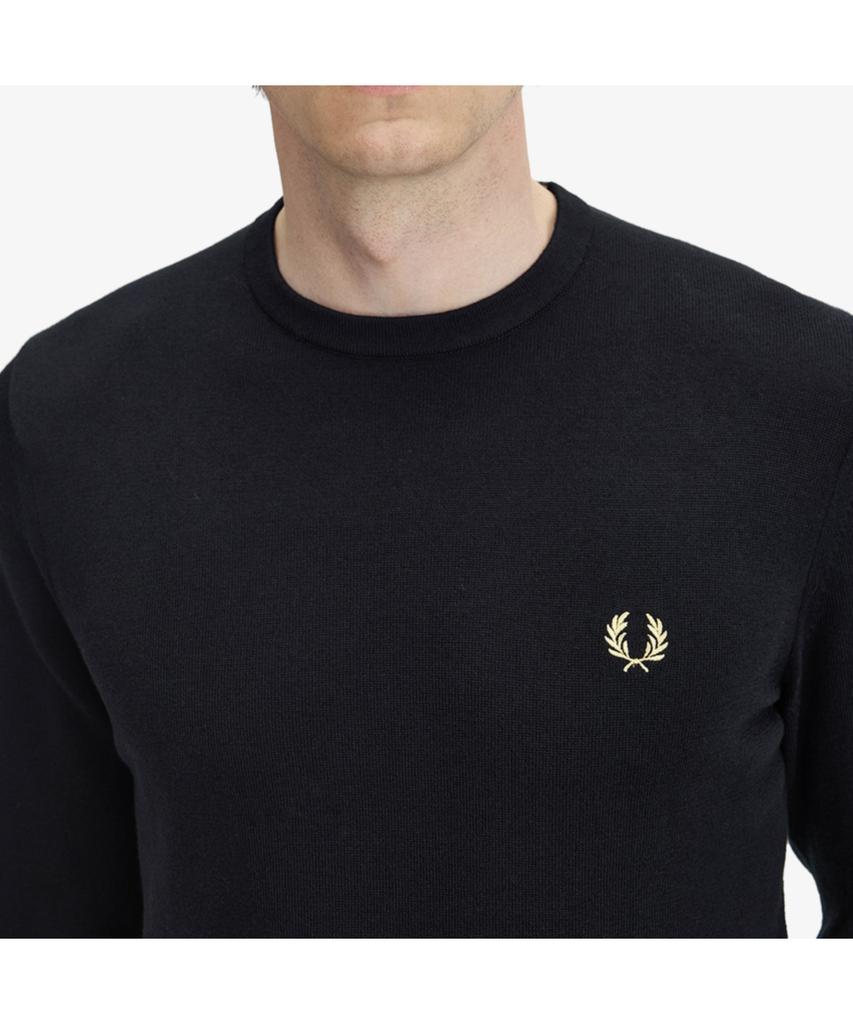 FRED PERRY [Baseline] Classic Crew Neck Merino Wool Knit (198) Afpm2439601-198