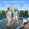 Universal 6/8/10 FT Trampoline Replacement Safety Pad, Waterproof Surround Spring Cover Tear-Resistant Outdoor Sport Equipment