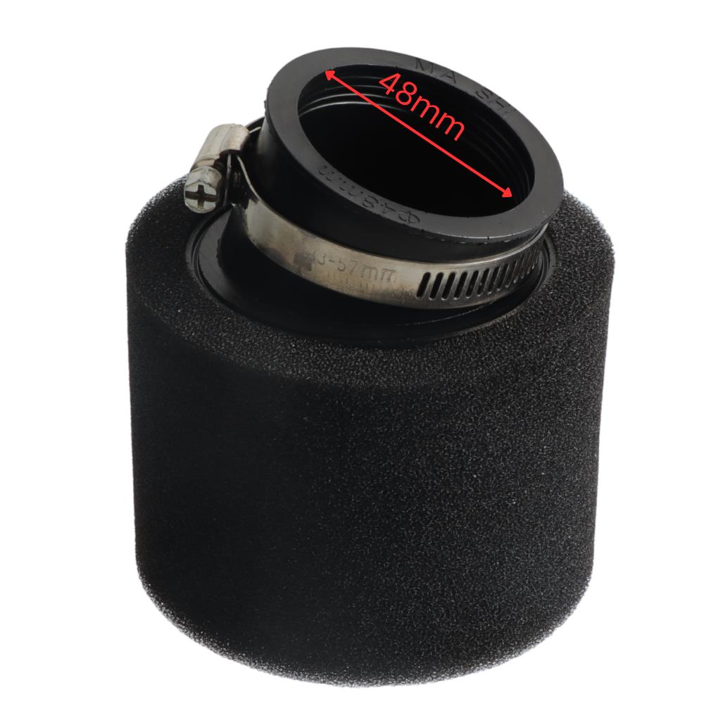 1Pc Black/Red Dual Foam Air Filter 35mm 38mm 42mm 45mm 48mm 50mm Universal Cleaner for Moped Scooter Off-road Bike Parts Air Filters 7
