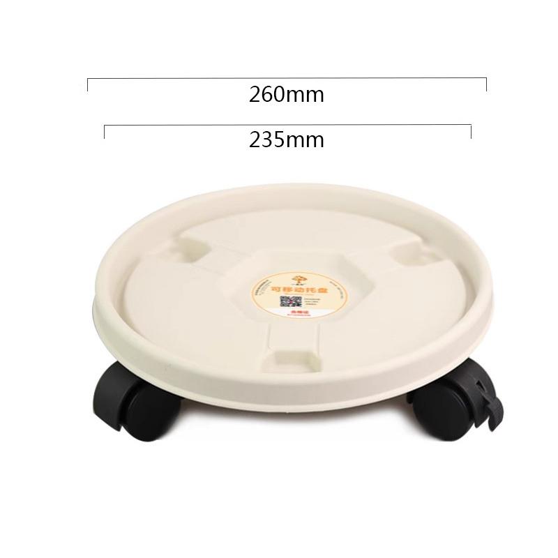 Universele Bloempot Wielen Ronde Plastic Schotel Zware Bloempot Rek Plant Verplaatsbare Rollende Potplant Standaard Met Wielen