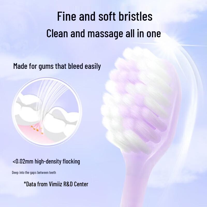 Sooky Wide-Head Ultra-Soft Toothbrush 4-Pack