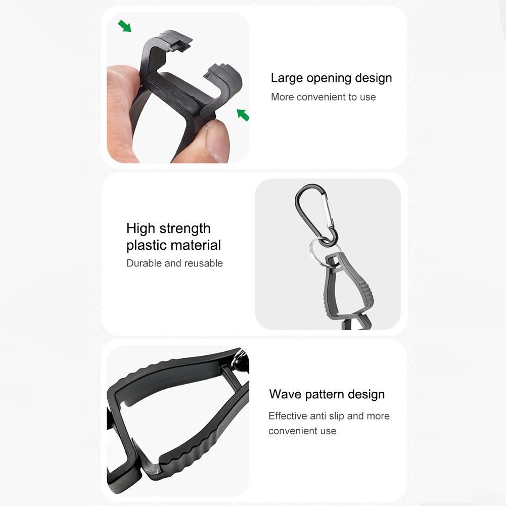 1-20Pcs Multifunctional Glove Clip Holder Hanger Guard Clamp Anti-Lost Work Clamp Grabber Catcher for Construction Guard Labor
