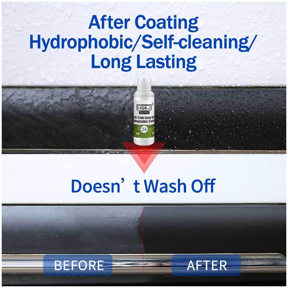HGKJ-AUTO-24 Durable Hydrophobic Coating for Plastic Trim