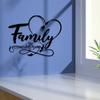 Vintage Heart Wall Art Metal Family Love Sculpture Powder Coated Iron Home Decor Gift for Thanksgiving