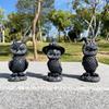 Magic Delightful Halloween Owl Resin Figurine Playful Animal Sculpture For Decor Home