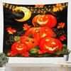 Gothic Skull Tapestry Skeleton Tapesrties Décor Living Room Bedroom Halloween Night Wall Hangings Art Black White Tapestry Wall