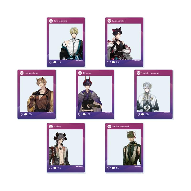 

Mugenro and Nemurenucho 02 Demon ver. [Official Illustration] Acrylic Card 7-Pack Box