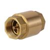 1/2" 3/4" 1" Female Thread Brass Vertical Lift Spring Check Valve One Way Non-return Valve Water Gas Oil Control Devices Valve