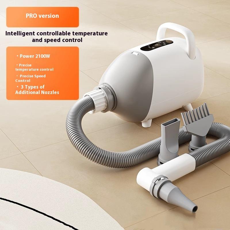 

Quiet Pet Dryer 2100W Dog Cat Hair Dryer Blower for Large Dogs Golden Retriever Teddy Home Grooming Drying
